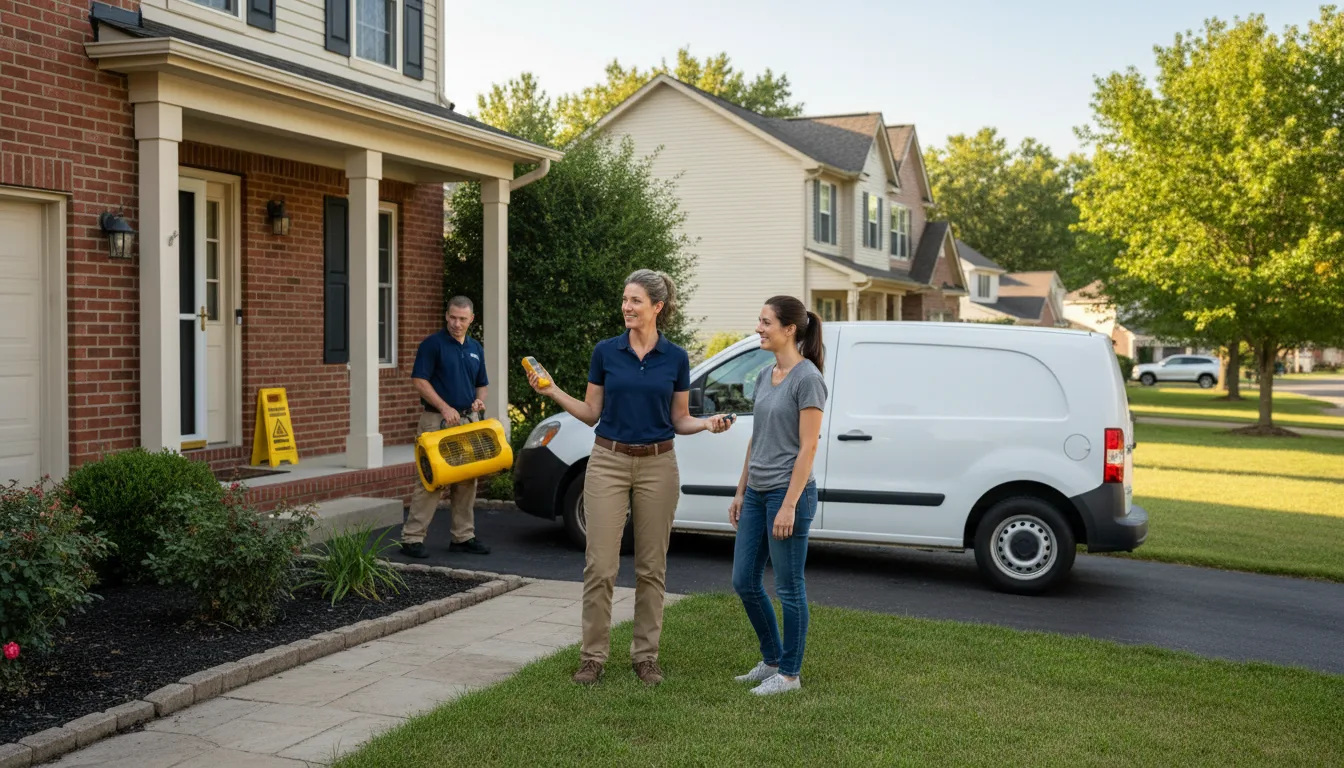Water restoration image for Water Damage & Restoration Services in Prosper, TX
